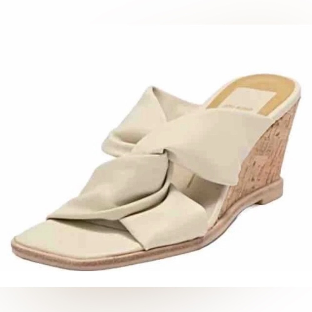 Dolce Vita-Nyome Twisted Wedge-Women's Size: 8.5-Color: Ivory Stella- NEW!!
